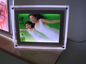 Acrylique Super Slim Led cristal Light Box