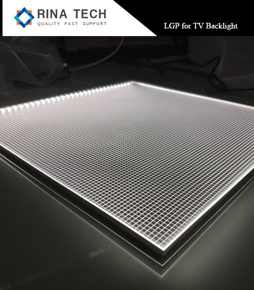 Guide de lumière pour le rétroéclairage du téléviseur